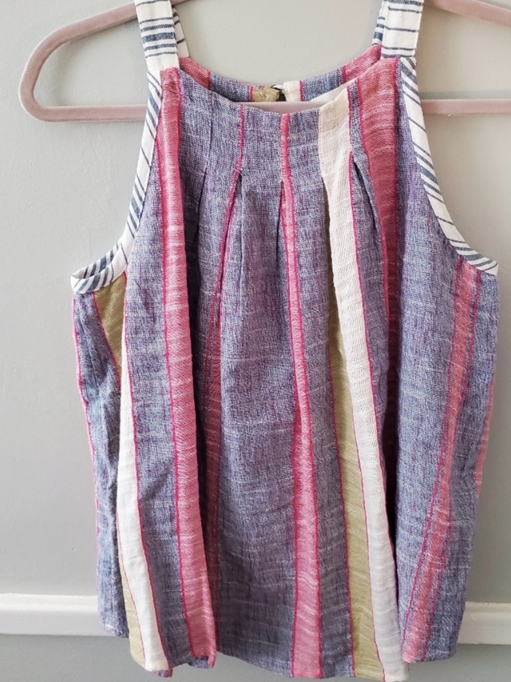 Anthropologie Krisha Striped Sleeveless Top